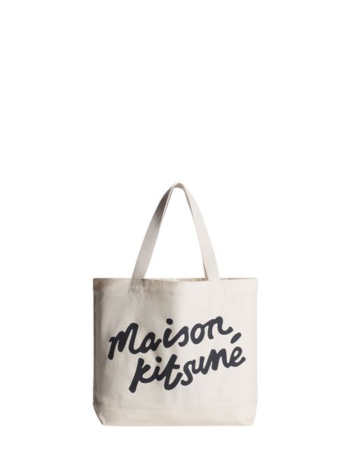 Tote bag with Maison Kitsuné signature print MAISON KITSUNE' | PW05124WW9042P700